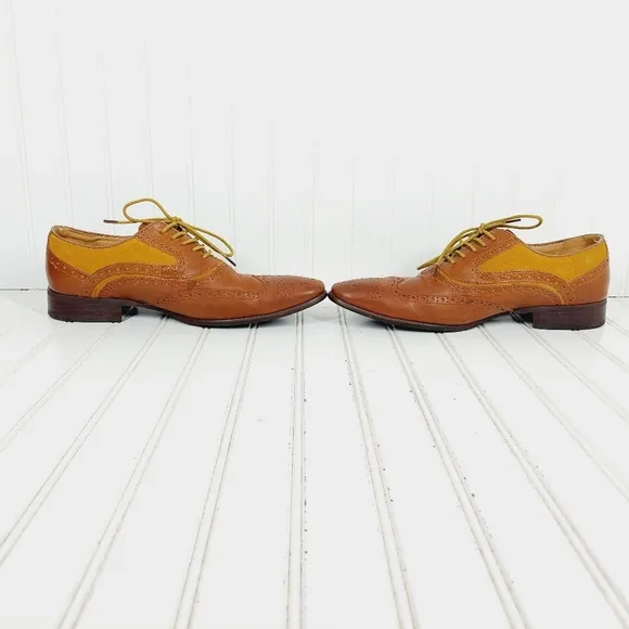 La Milano Italian Design Leather Lace Up  Oxfords i590