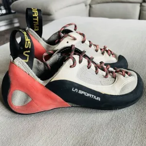 La Sportiva Finale Climbing Shoes Vibram X Sedge Lace Up Pink EU 36 | US 5.5