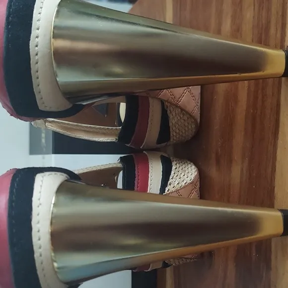 L.A.M.B. by Gwen Stefani Sexy Open Toe High Heels Platform Pump Size 9.5 M