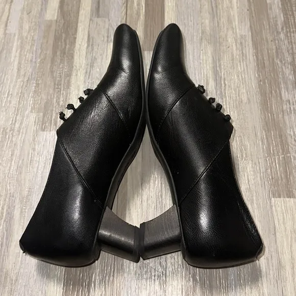 l'amour des pieds | Winfred Leather Heeled Leather Oxfords Size 8