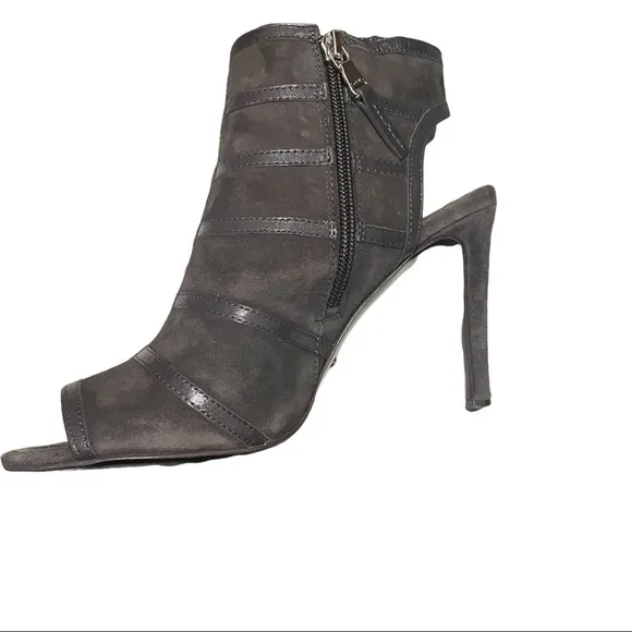 𝅺lauren by Ralph Lauren Mimi Leather Peep Toe Pump Heels