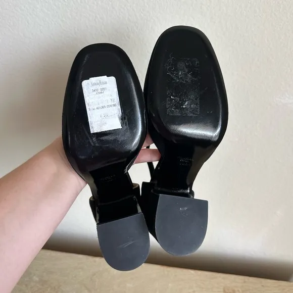 Laurence Dacade Mindy Black Suede Mary Jane Pumps
