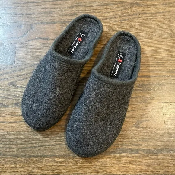 LE KAPMOZ Organic Merino Wool Warm Slip On House Slippers Breathable Clog