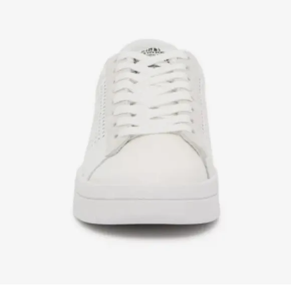 LE TIGRE Tompkins Sneaker White Leather with Removable cushioned insole Size 6.5