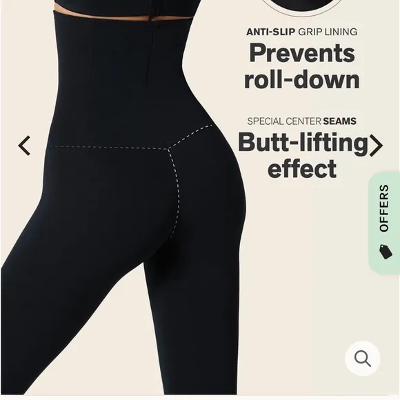 Leonisa Power Legging Extra High Waisted Firm Compression Legging small NWT