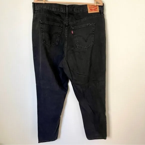 Levi's High Waisted Mom Women's Jeans Black Size 34