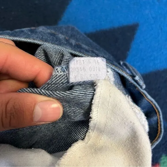 Levi’s Vintage 80s Orange Tab Jeans (39 x 31)