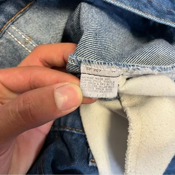 Levi’s Vintage 80s Orange Tab Jeans (39 x 31)