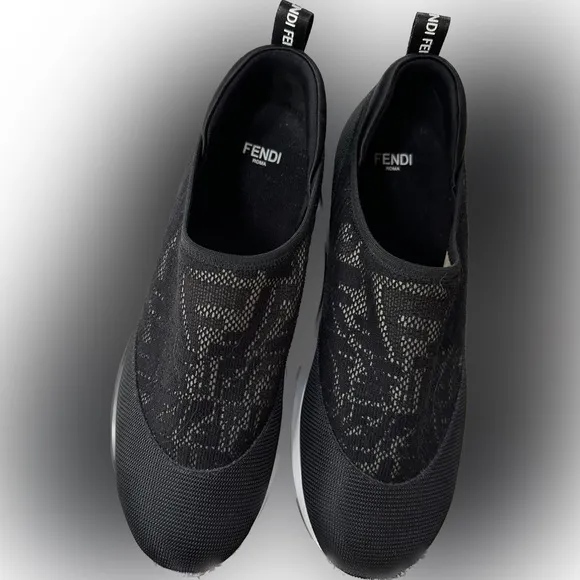 LIKE NEW FENDI SLIP ON SNEAKERS