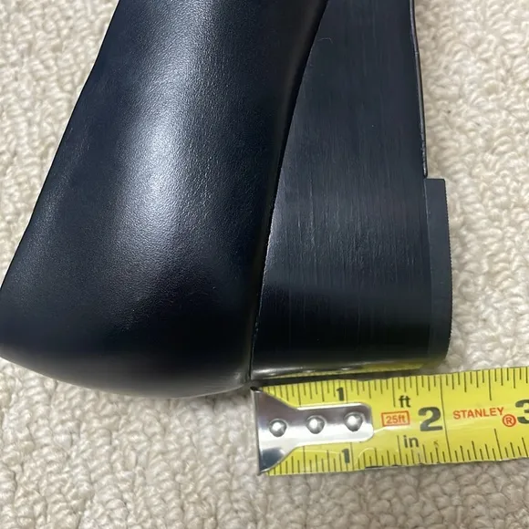 Like New! Tory Burch Black Kira Open Toe Wedge 9