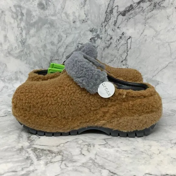 Lil Nas X Crocs Men's 5 Women's 7 Brown Mega Crush Clog Platform Shoes P25-16