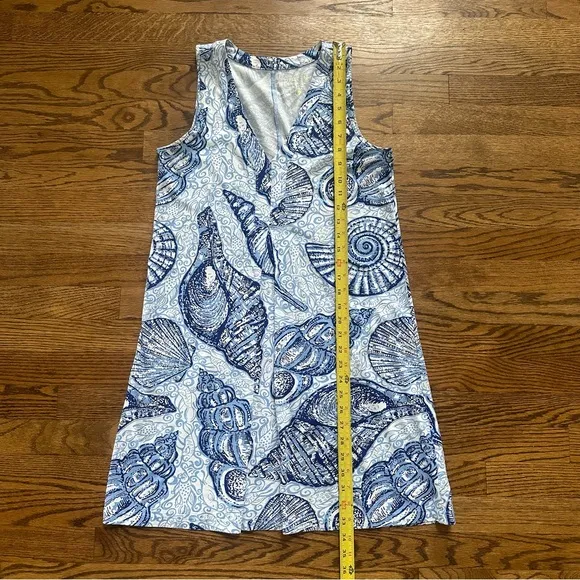 Lilly Pulitzer Mom and Mini Daughter Matching Dresses Blue Peri Stuffed Shells