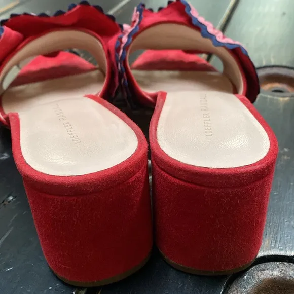 Loeffler Randall Vera Sandal Suede Heeled Mule