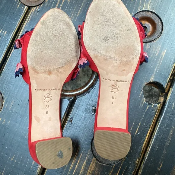 Loeffler Randall Vera Sandal Suede Heeled Mule