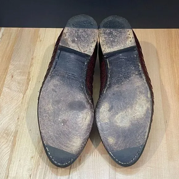 Lorenzo Banfi Stitched Oxfords. Made in Italy. Size 10M.