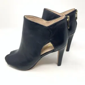 Louise et Cie Lo Ilsabelle Peep Toe Cage Zip Heels