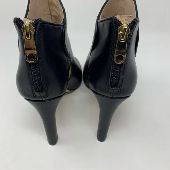 Louise et Cie Lo Ilsabelle Peep Toe Cage Zip Heels