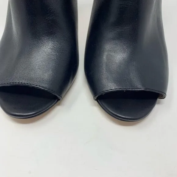 Louise et Cie Lo Ilsabelle Peep Toe Cage Zip Heels