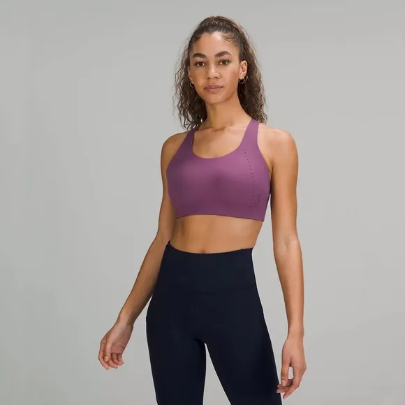 lululemon NWT AirSupport Bra in Vintage Plum/Vivid Plum 36DDD