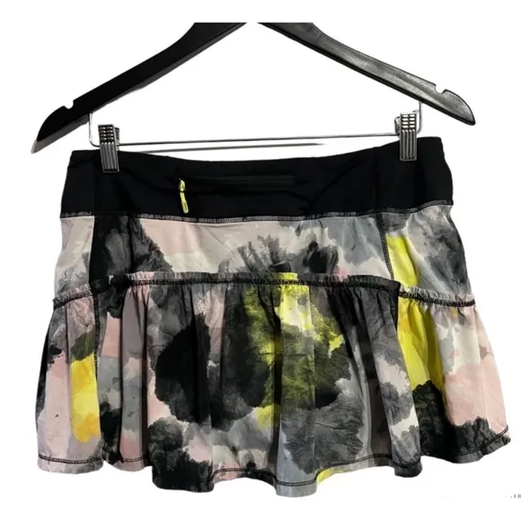 LULULEMON RARE Run Willpower Skirt in Citron Tinted Canvas