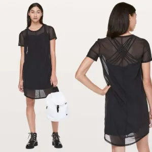 Lululemon Ready To Reach Dress Black