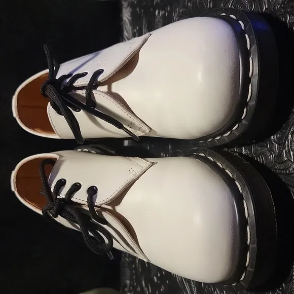 Made in England Dr. Martens Heeled Oxfords