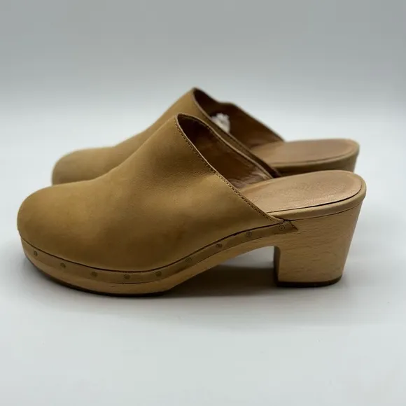 Madewell Ayanna Clogs Acorn Tan Size 7