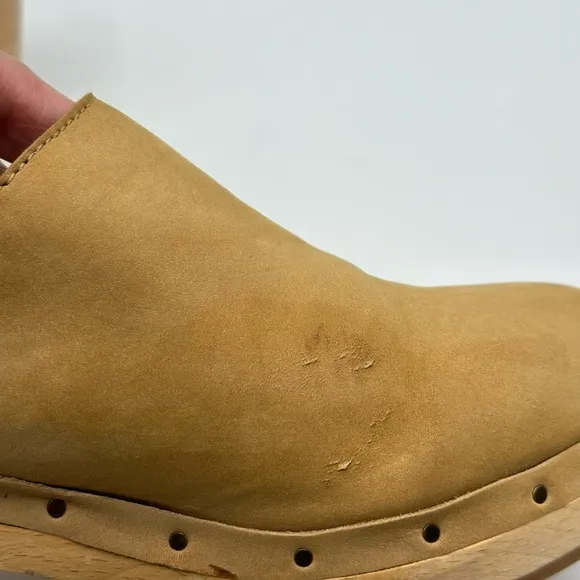 Madewell Ayanna Clogs Acorn Tan Size 7