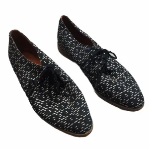 MADEWELL Black/White Leather/Fabric Oxford Shoes 7