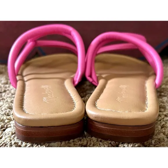 Madewell Bombe Leather Slides 8