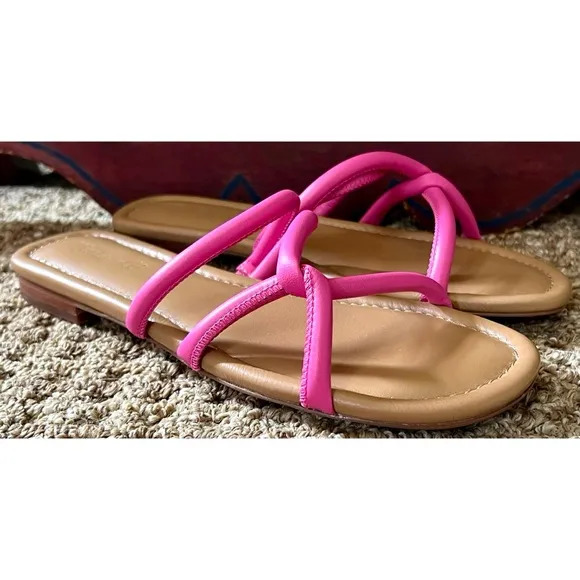Madewell Bombe Leather Slides 8