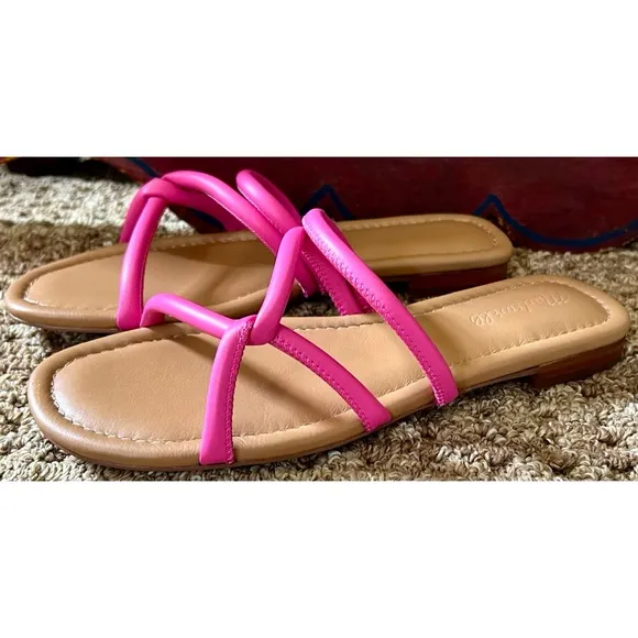 Madewell Bombe Leather Slides 8