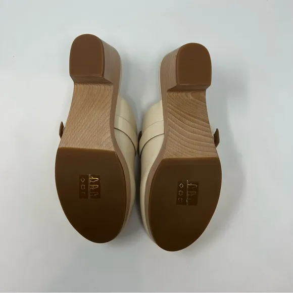 Madewell Monique Buckle Clogs Shoes Size 8 Women