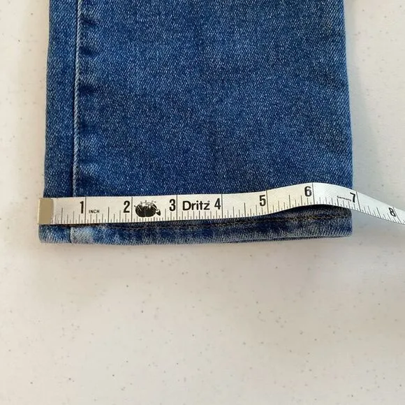 Madewell New! Cali Demi-Boot Distressed Cropped Jeans Bodney Wash Style #NA031
