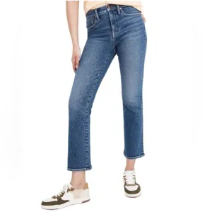 Madewell New! Cali Demi-Boot Distressed Cropped Jeans Bodney Wash Style #NA031