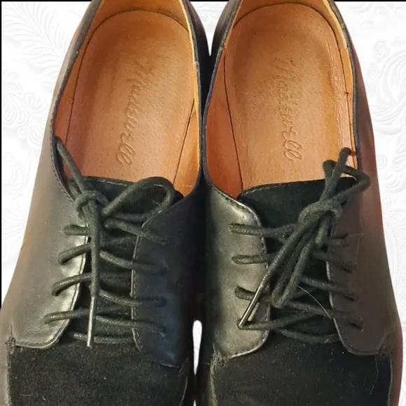 Madewell The Alex Oxfords Leather/Suede Size 9