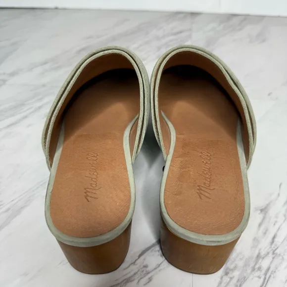 Madewell The Cecily Green Nubuck Clog 7 1/2