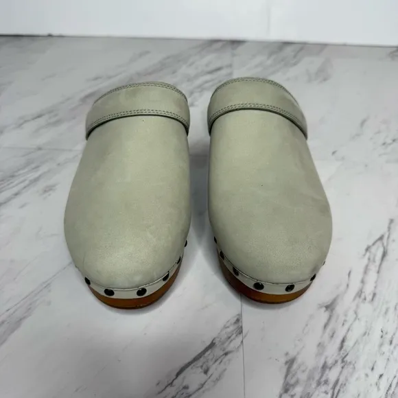 Madewell The Cecily Green Nubuck Clog 7 1/2