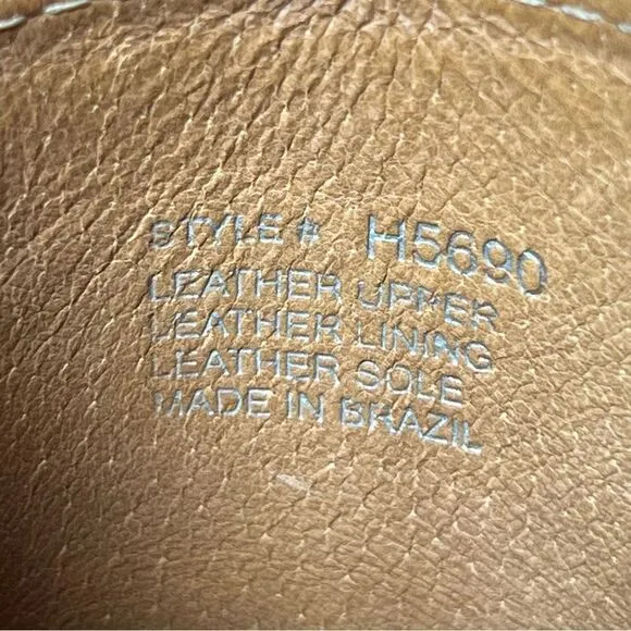 Madewell The Harper Mule in Vintage Canvas Leather Slip On 7.5