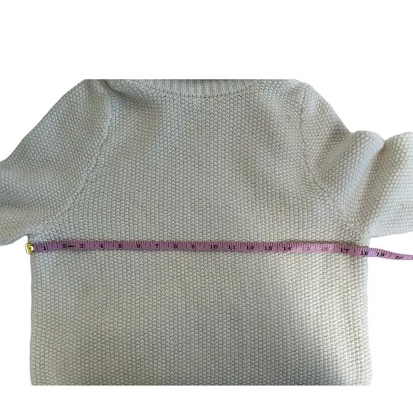 Madewell Varick Turtleneck Sweater in Antique Cream Size XXS
