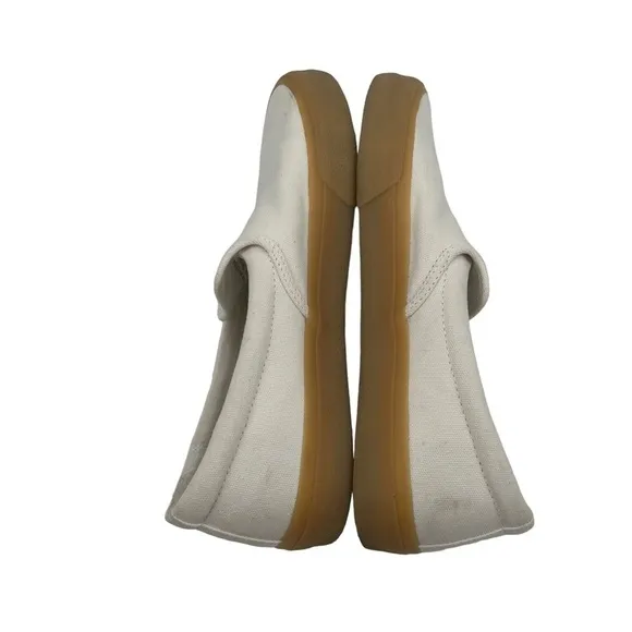 Madewell White Sidewalk Recycled Canvas Sneakers Size 9 Women's (7.5 Men's)