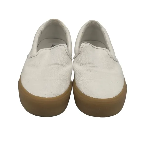 Madewell White Sidewalk Recycled Canvas Sneakers Size 9 Women's (7.5 Men's)