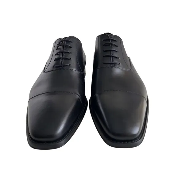 Magnanni Cap Toe Oxfords in Black Men's Size 14