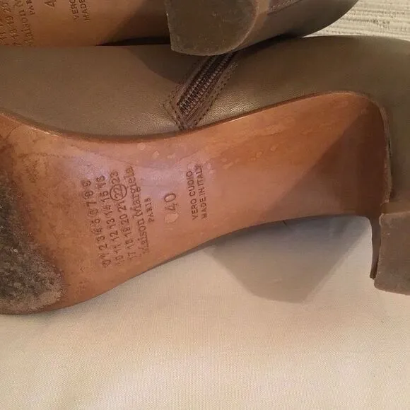 MAISON MARTIN MARGIELA Open Toe Booties Peeptoe Heels
