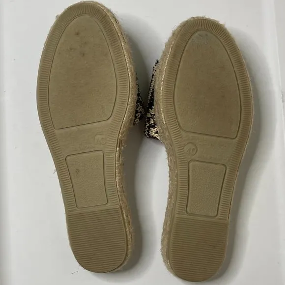 Manebi | Yucatán Raffia Pattern Double Sole Woven Sandal