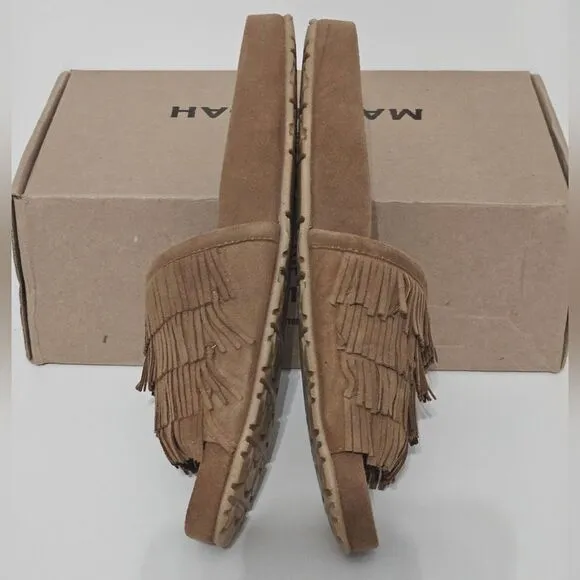 Manitoba, Womens,  Wasaga Leather slides. NIB-Size 9