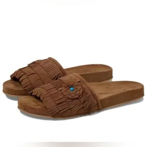 Manitoba, Womens,  Wasaga Leather slides. NIB-Size 9