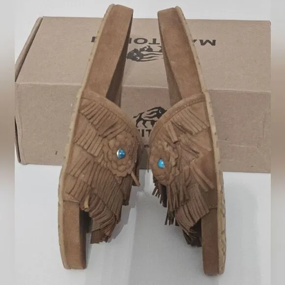 Manitoba, Womens,  Wasaga Leather slides. NIB-Size 9