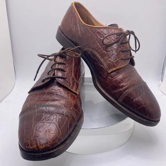 Mannina Ponte Vecchio Firenze Made InItaly Brown Leather Women's Size 7 Oxfords