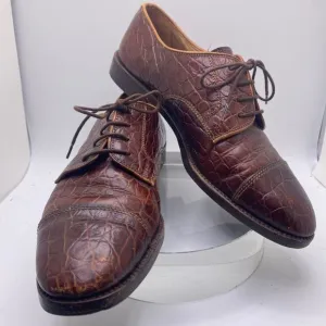 Mannina Ponte Vecchio Firenze Made InItaly Brown Leather Women's Size 7 Oxfords